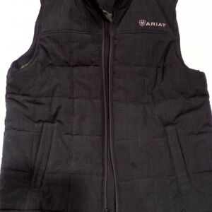Ariat Black Puffer Vest